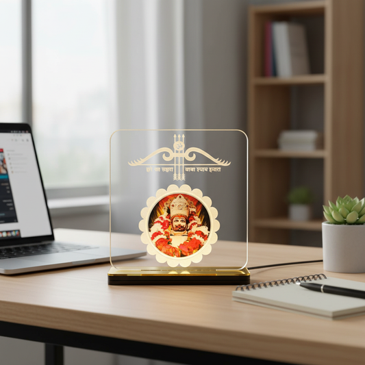 Khatu Syam Ji LED Light Glow Frame